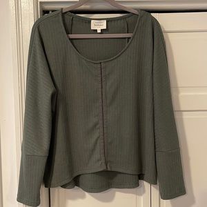 Green casual shirt